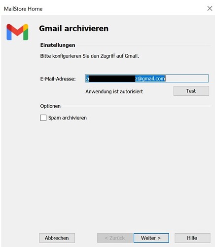 MailStore Screenshot